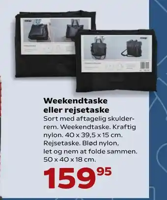 Weekendtaske eller rejsetaske