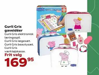 Kvickly Gurli Gris gaveidéer tilbud