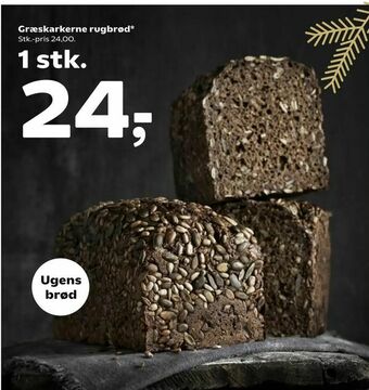 Kvickly Græskarkerne rugbrød tilbud