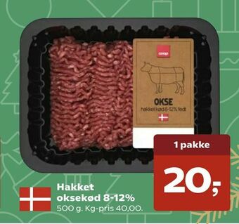 Kvickly Hakket oksekød 8-12% tilbud