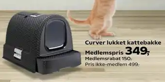 Curver lukket kattebakke