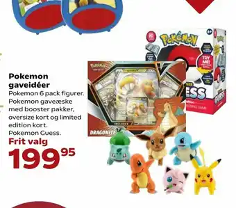 Kvickly Pokemon gaveidéer tilbud