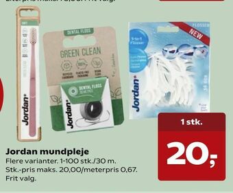 Kvickly Jordan mundpleje tilbud