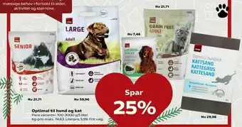 Optimal til hund og kat