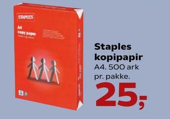 Kvickly Staples kopipapir tilbud