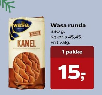 Kvickly Wasa runda tilbud