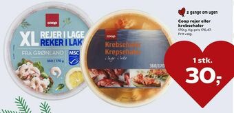 Kvickly Coop rejer eller krebsehaler tilbud