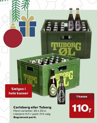 Kvickly Carlsberg eller Tuborg tilbud