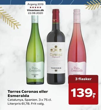 Kvickly Torres Coronas eller Esmeralda tilbud