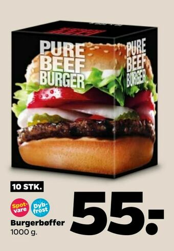 Netto Burgerbøffer tilbud