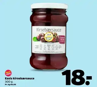 Netto Easis kirsebærsauce tilbud