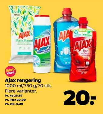Netto Ajax rengøring tilbud
