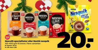 Netto Nescafé specialiteter eller Nestlé nesquik tilbud