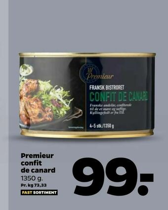 Netto Premieur confit de canard tilbud