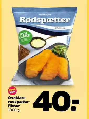 Ovnklare rødspætte fileter