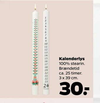 Netto Kalenderlys tilbud