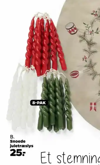 Netto Snoede juletræslys tilbud
