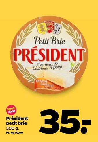 Netto Président petit brie tilbud