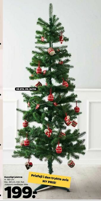 Netto Kunstigt juletræ tilbud