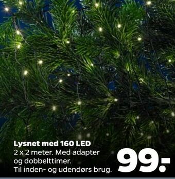 Netto Lysnet med 160 LED tilbud