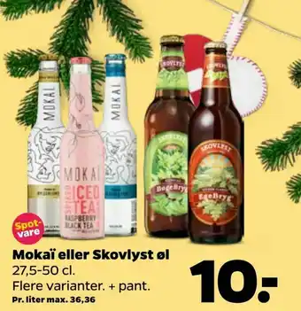Netto Mokaï eller Skovlyst øl tilbud
