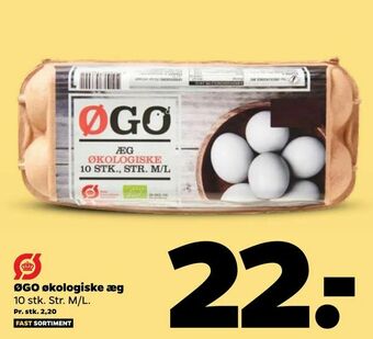 Netto ØGO økologiske æg tilbud