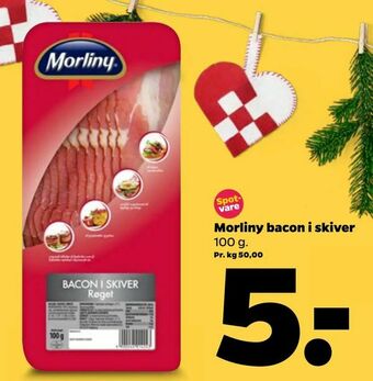 Netto Morliny bacon i skiver tilbud