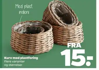 Netto Kurv med plastforing tilbud