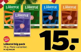Netto Läkerol big pack tilbud