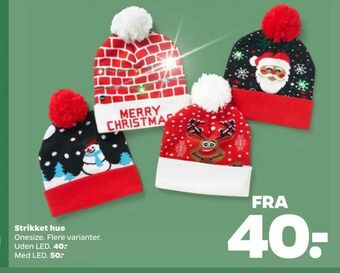 Netto Strikket hue tilbud