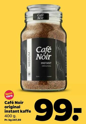 Netto Café Noir original instant kaffe tilbud