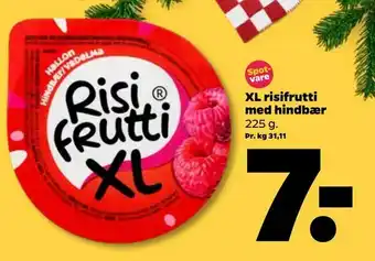 Netto XL med hindbær risifrutti tilbud