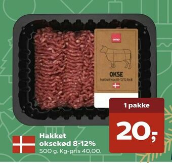 SuperBrugsen Hakket oksekød 8-12% tilbud