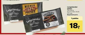 SuperBrugsen Langelænder pølser tilbud