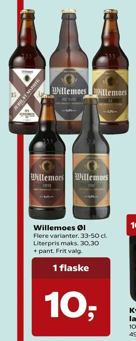 SuperBrugsen Willemoes Øl tilbud