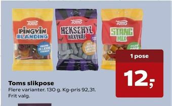 SuperBrugsen Toms slikpose tilbud