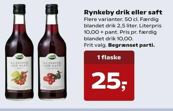 Rynkeby drik eller saft