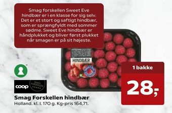 SuperBrugsen Smag Forskellen hindbær tilbud
