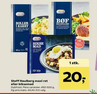 SuperBrugsen Steff Houlberg maxi ret eller biksemad tilbud