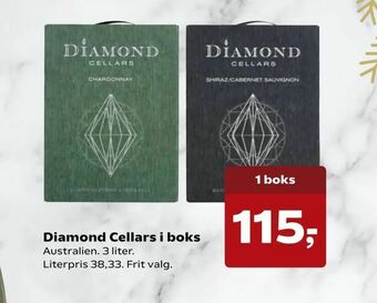 SuperBrugsen Diamond Cellars i boks tilbud