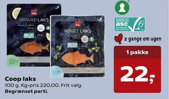 SuperBrugsen Coop laks tilbud