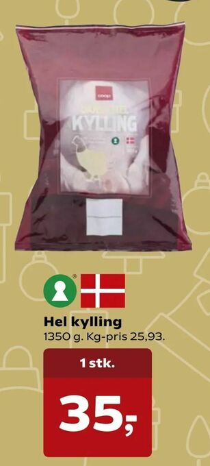 Hel kylling