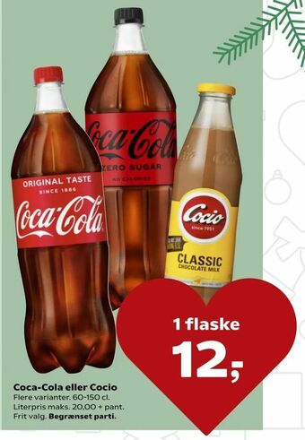 SuperBrugsen Coca-Cola eller Cocio tilbud