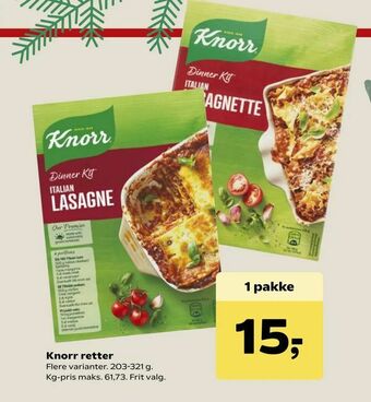 SuperBrugsen Knorr retter tilbud