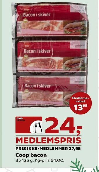 SuperBrugsen Coop bacon tilbud
