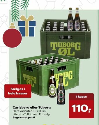 SuperBrugsen Carlsberg eller Tuborg tilbud