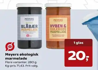 Meyers økologisk marmelade