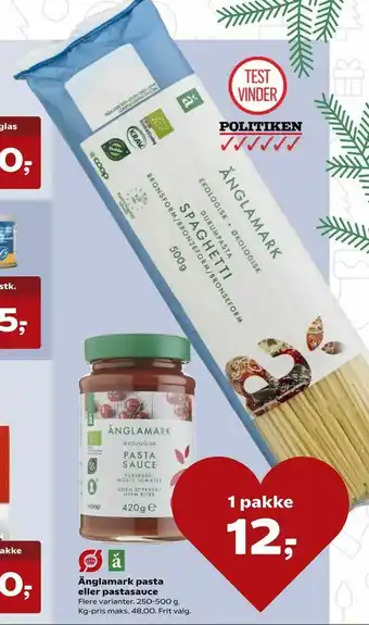 Änglamark pasta eller pastasauce