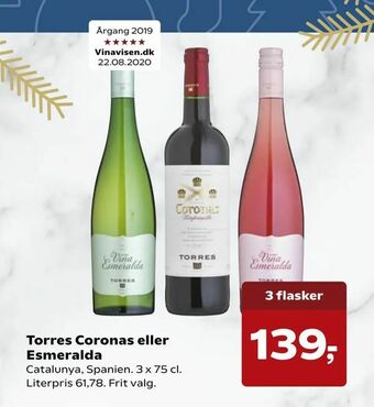 SuperBrugsen Torres Coronas eller Esmeralda tilbud