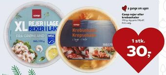 Coop rejer eller krebsehaler